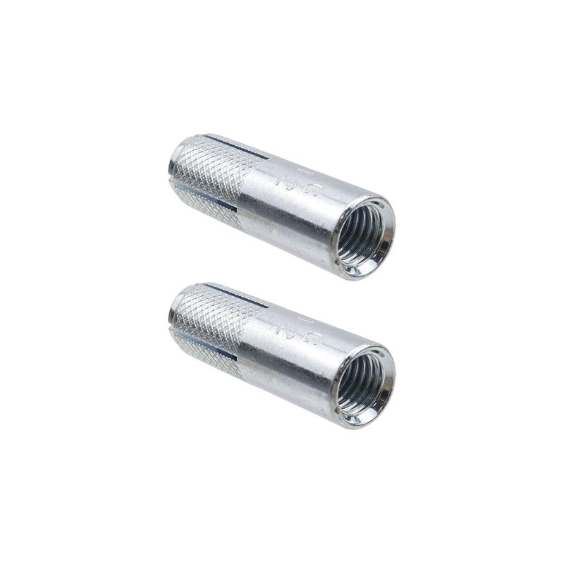 Sscon 10 Pcs 1/2 Inch Premium Zinc Plated Carbon Steel Concrete Knurled Drop in Anchors Secure Mounting for Home and Applications - Image 4